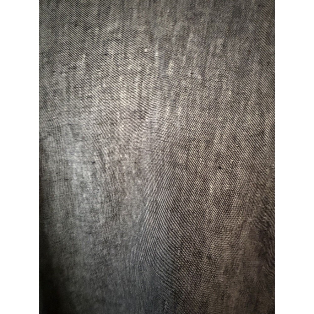 FLAX Designs Dress Medium Lagenlook 100% Linen Relaxed Maxi Pockets Minimalist - Picture 9 of 9